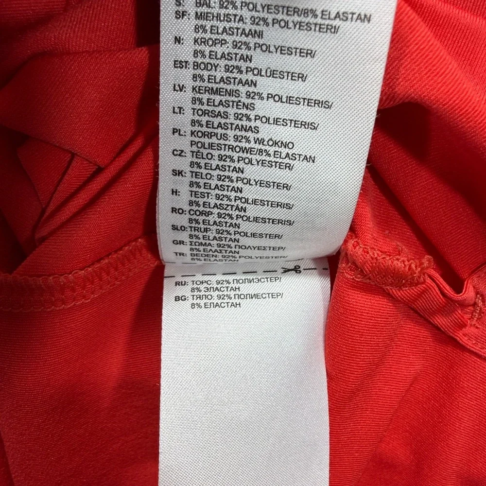 Adidas Polo Shirt Mens XL Red Jekyll Island Georgia Golf Climalite Performance